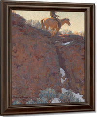 The Lone Trail By Maynard Dixon Fine Art Print