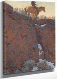 The Lone Trail By Maynard Dixon Fine Art Print