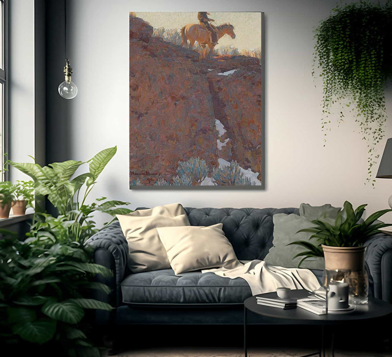 The Lone Trail By Maynard Dixon Fine Art Print