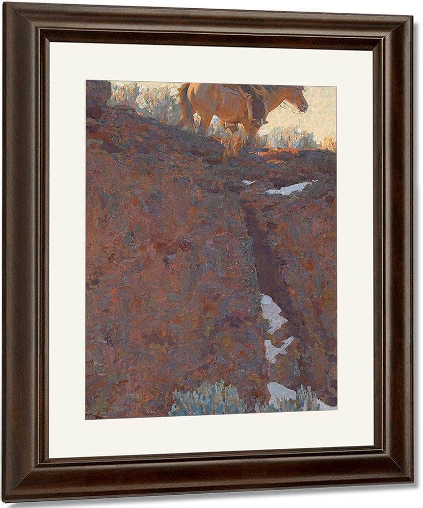 The Lone Trail By Maynard Dixon Fine Art Print