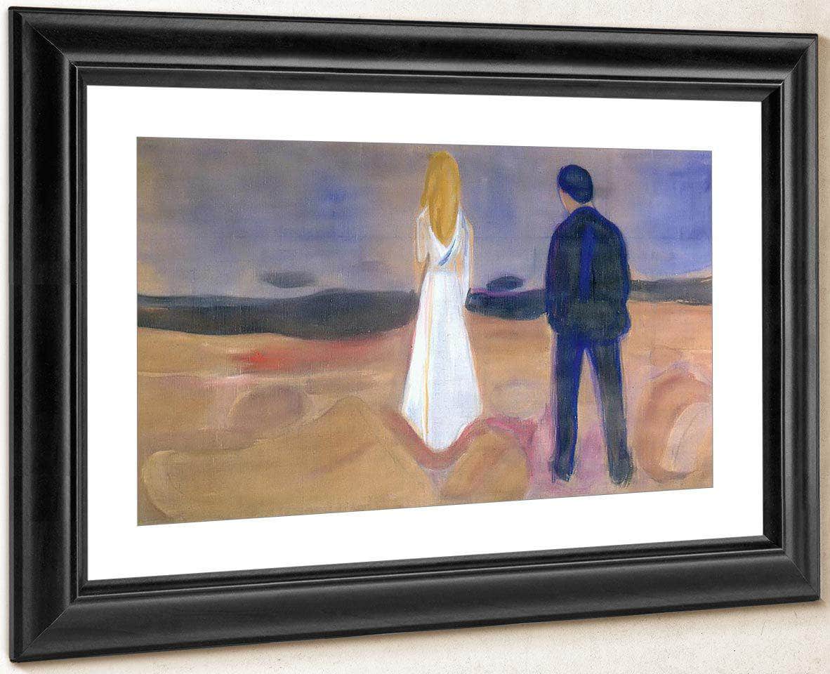 The Lonely Ones ( Summer Night) By Edvard Munch Fine Art Print