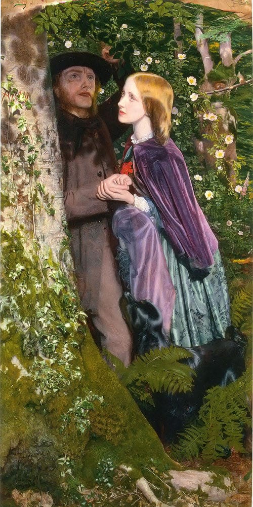 The Long Engagement By Arthur Hughes Fine Art Print