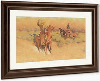 The Longhorn Cattle Sign By Frederic Remington Fine Art Print