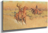 The Longhorn Cattle Sign By Frederic Remington Fine Art Print