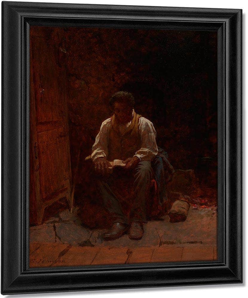 The Lord Is My Shepherd By Eastman Johnson Fine Art Print