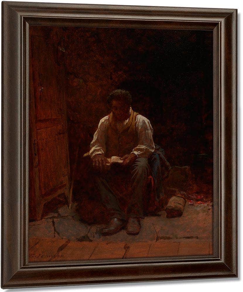 The Lord Is My Shepherd By Eastman Johnson Fine Art Print