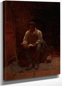 The Lord Is My Shepherd By Eastman Johnson Fine Art Print