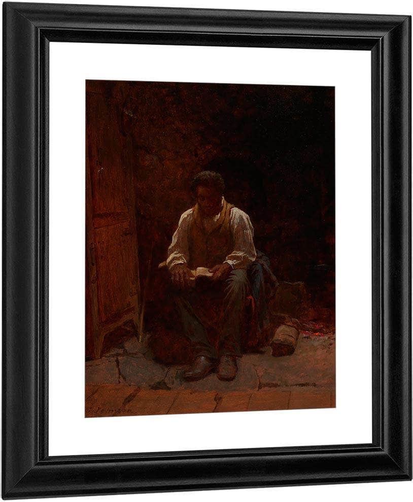 The Lord Is My Shepherd By Eastman Johnson Fine Art Print