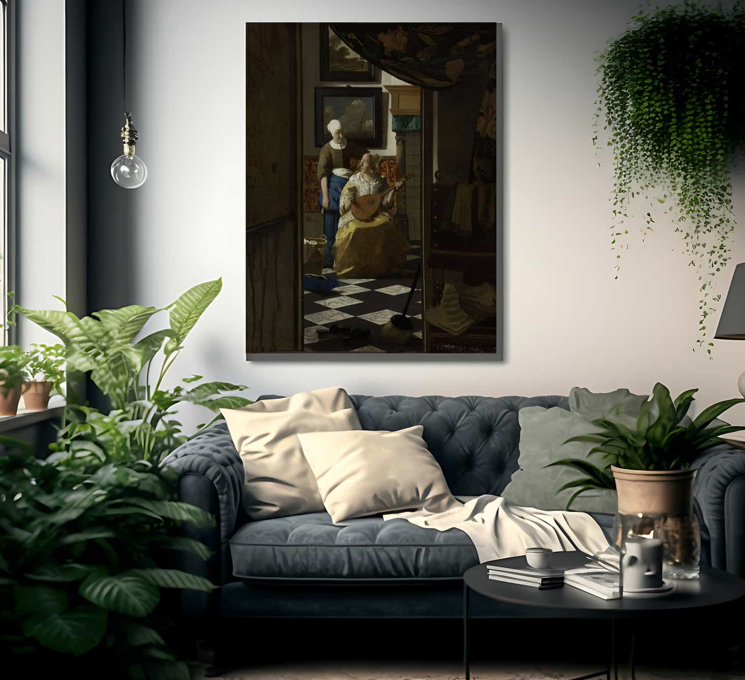 The Love Letter 1670 By Johannes Vermeer Fine Art Print