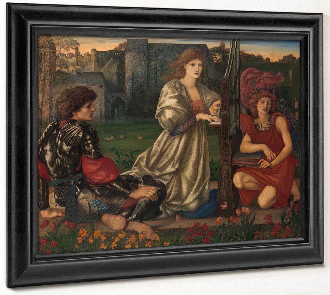 The Love Song 1877 By Edward Burne Jones Fine Art Print