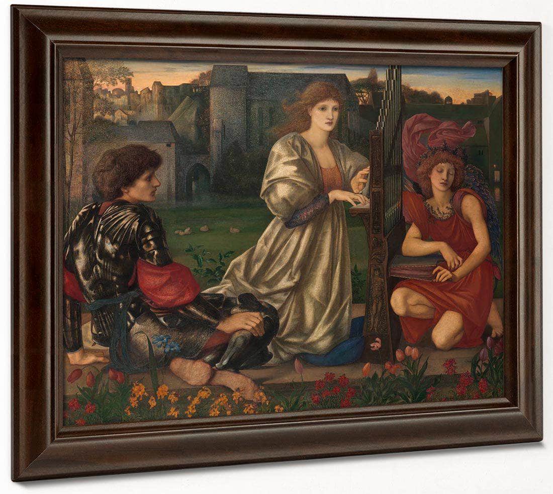 The Love Song 1877 By Edward Burne Jones Fine Art Print