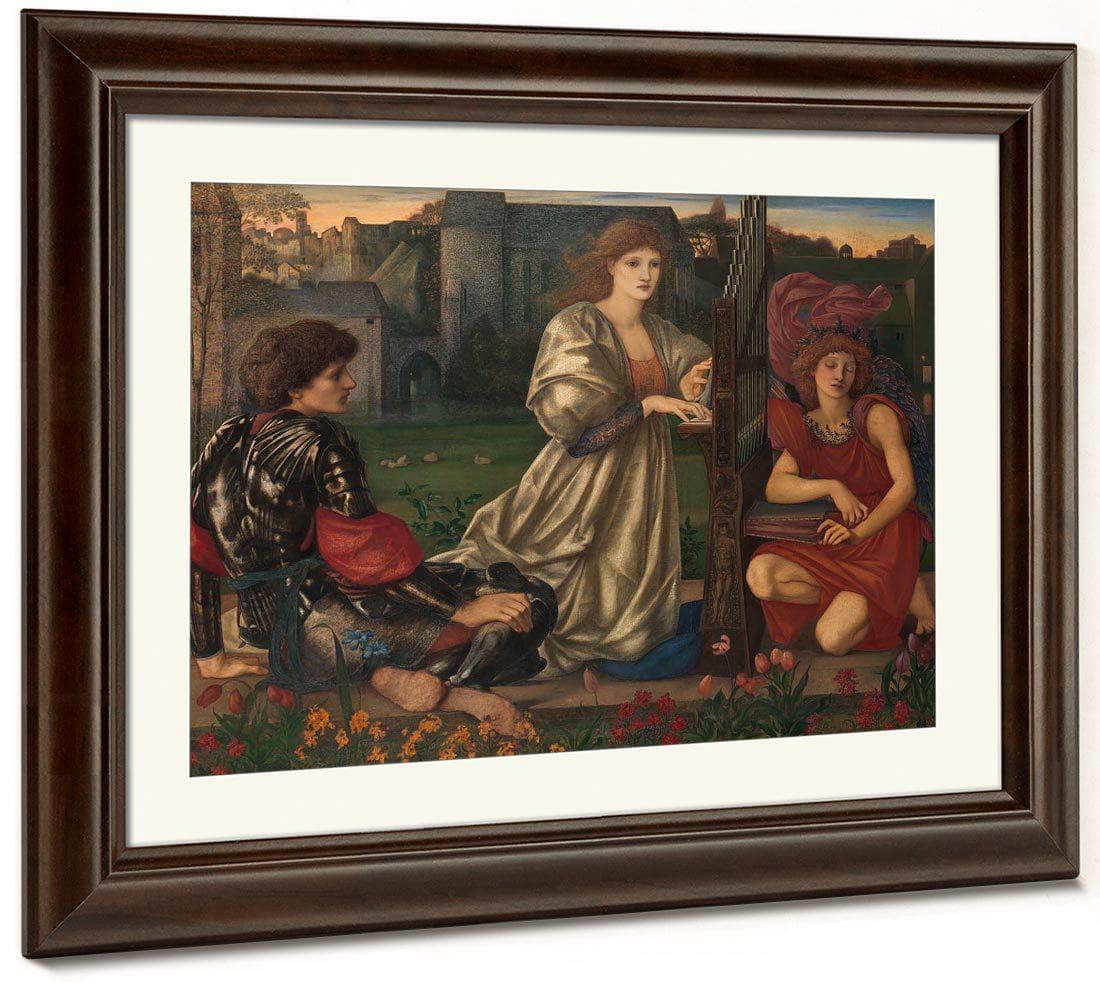 The Love Song 1877 By Edward Burne Jones Fine Art Print