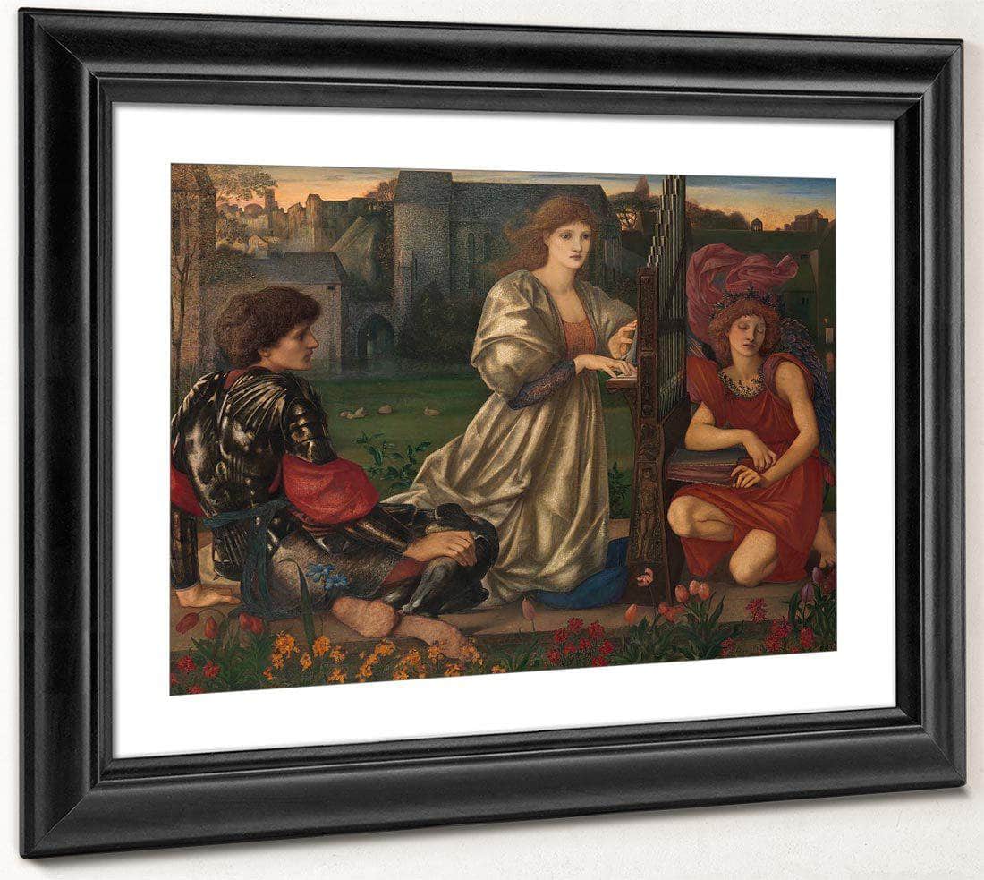 The Love Song 1877 By Edward Burne Jones Fine Art Print
