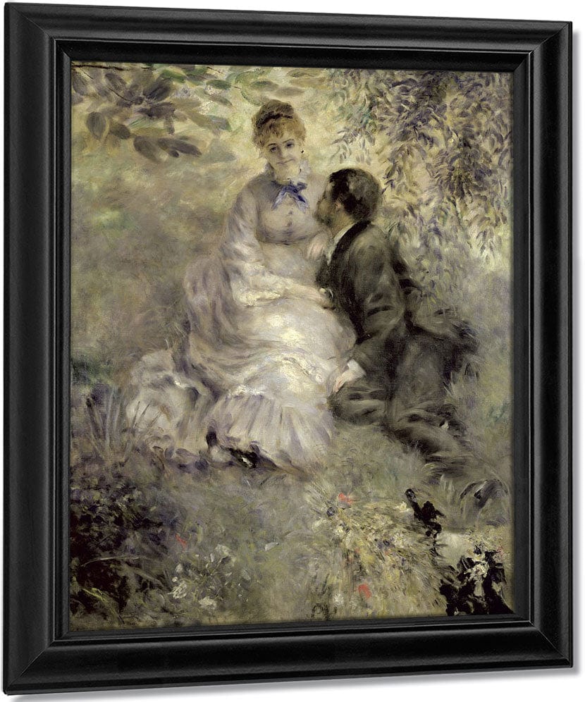The Lovers By Pierre Auguste Renoir Fine Art Print