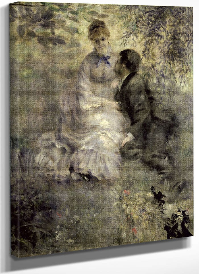 The Lovers By Pierre Auguste Renoir Fine Art Print
