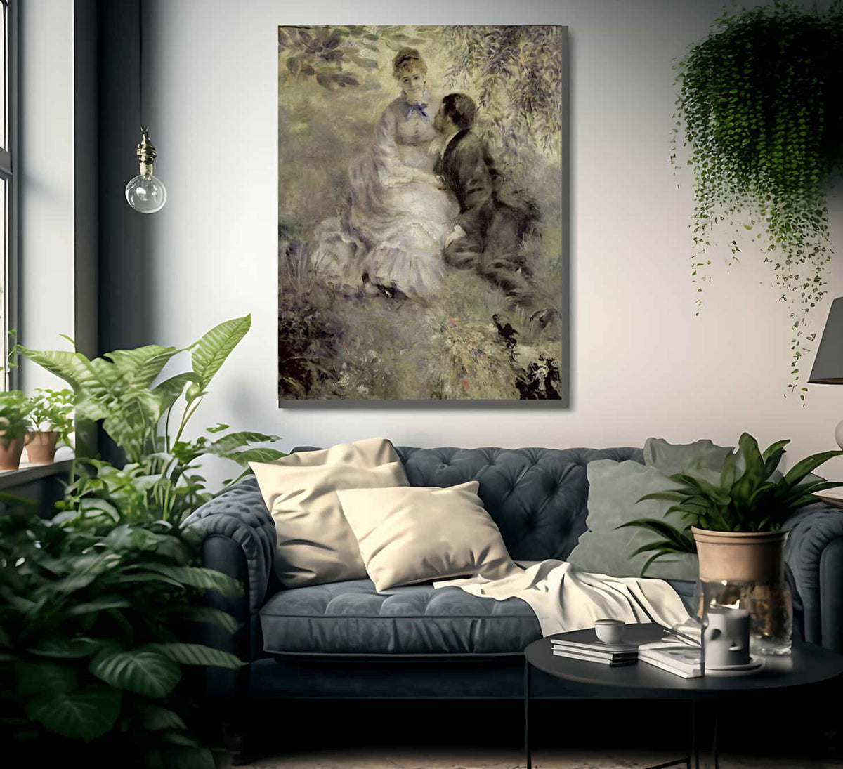 The Lovers By Pierre Auguste Renoir Fine Art Print