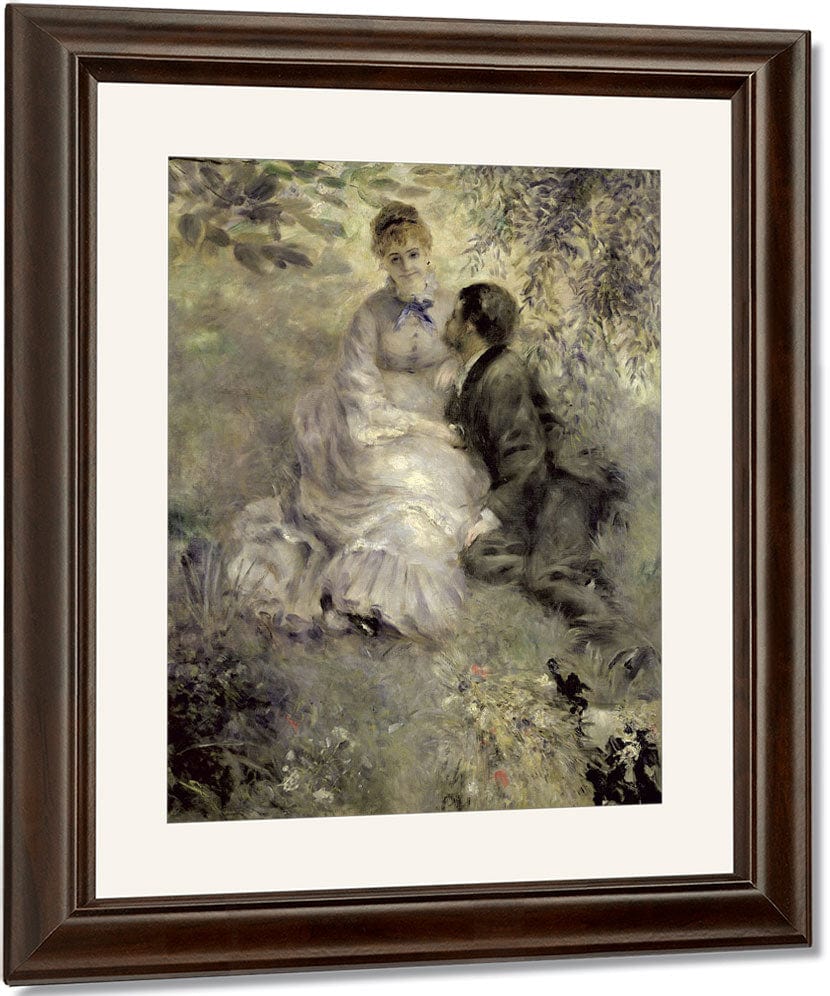 The Lovers By Pierre Auguste Renoir Fine Art Print