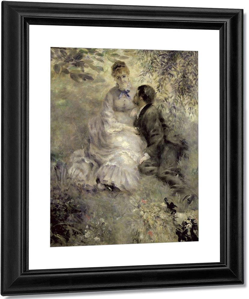 The Lovers By Pierre Auguste Renoir Fine Art Print