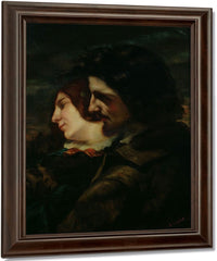 The Lovers In The Countryside 1 By Jean Desire Gustave Courbet Fine Art Print