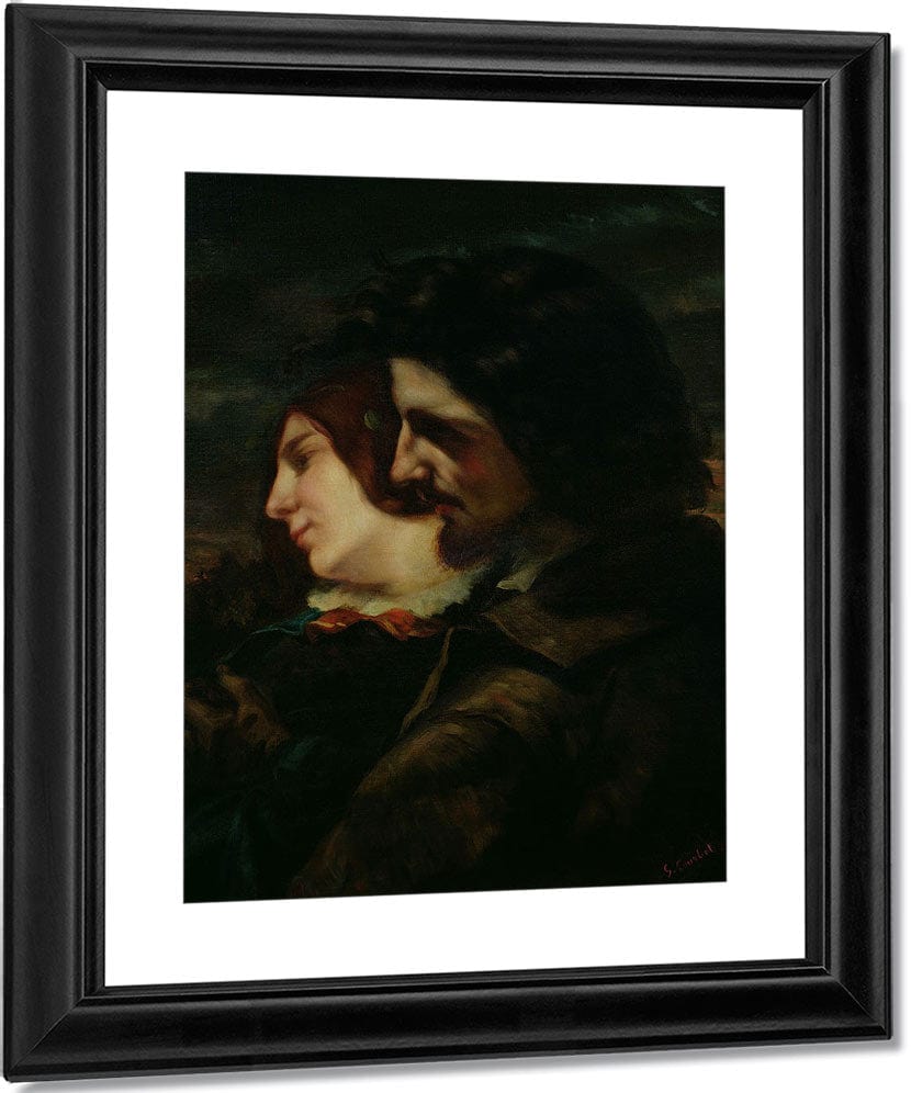 The Lovers In The Countryside 1 By Jean Desire Gustave Courbet Fine Art Print