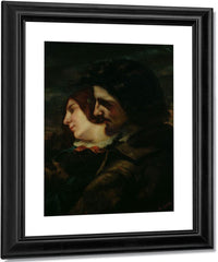The Lovers In The Countryside 1 By Jean Desire Gustave Courbet Fine Art Print