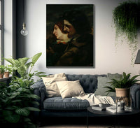 The Lovers In The Countryside By Jean Desire Gustave Courbet Fine Art Print