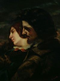 The Lovers In The Countryside By Jean Desire Gustave Courbet Fine Art Print