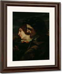 The Lovers In The Countryside By Jean Desire Gustave Courbet Fine Art Print