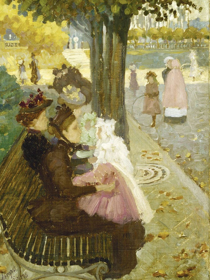 The Luxembourg Garden, Paris By Maurice Brazil Prendergast Fine Art Print