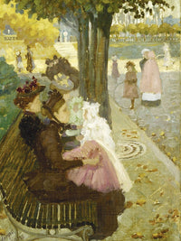 The Luxembourg Garden, Paris By Maurice Brazil Prendergast Fine Art Print