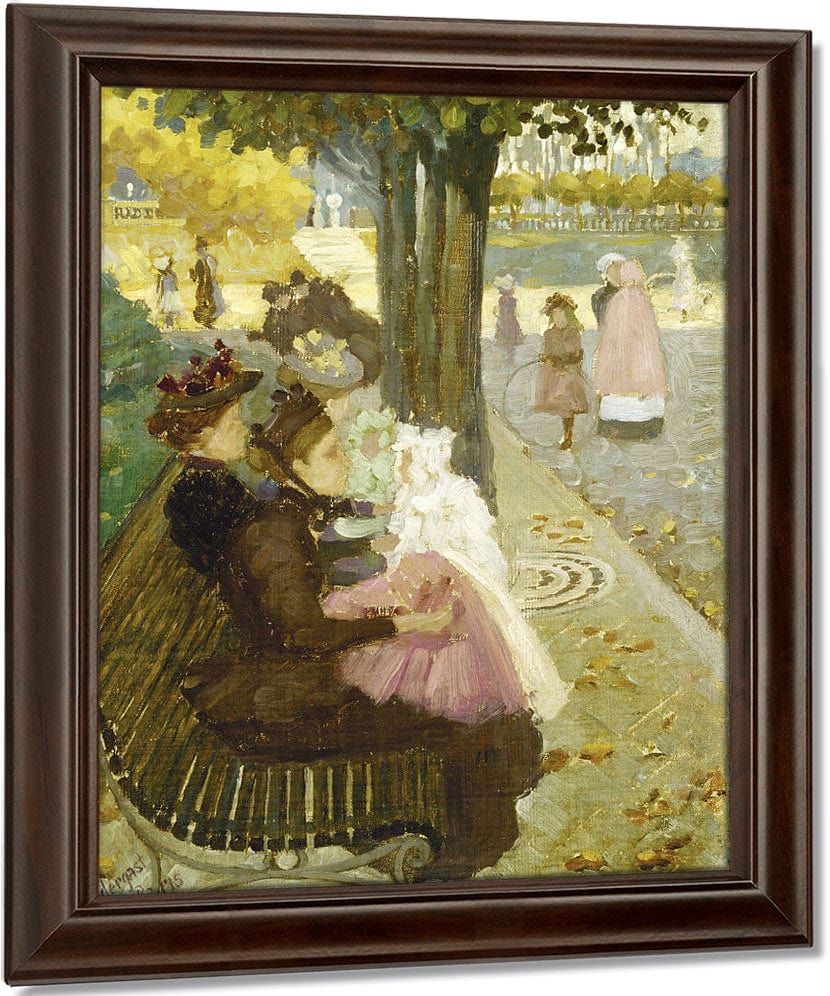 The Luxembourg Garden, Paris By Maurice Brazil Prendergast Fine Art Print