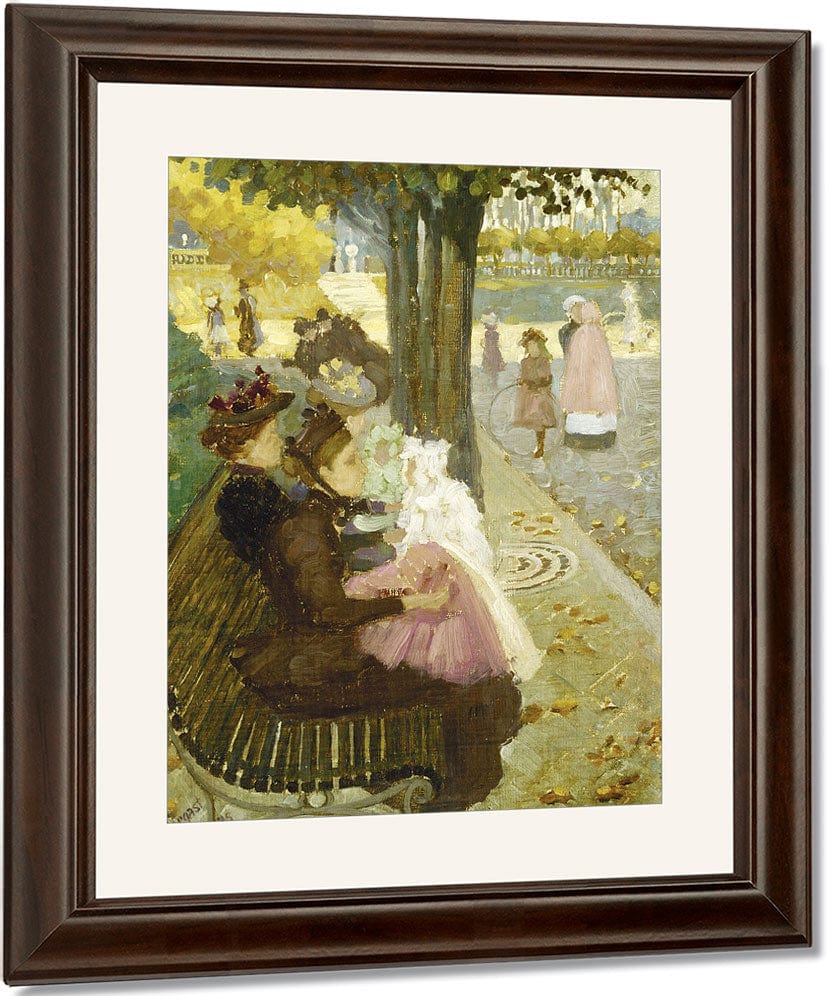 The Luxembourg Garden, Paris By Maurice Brazil Prendergast Fine Art Print