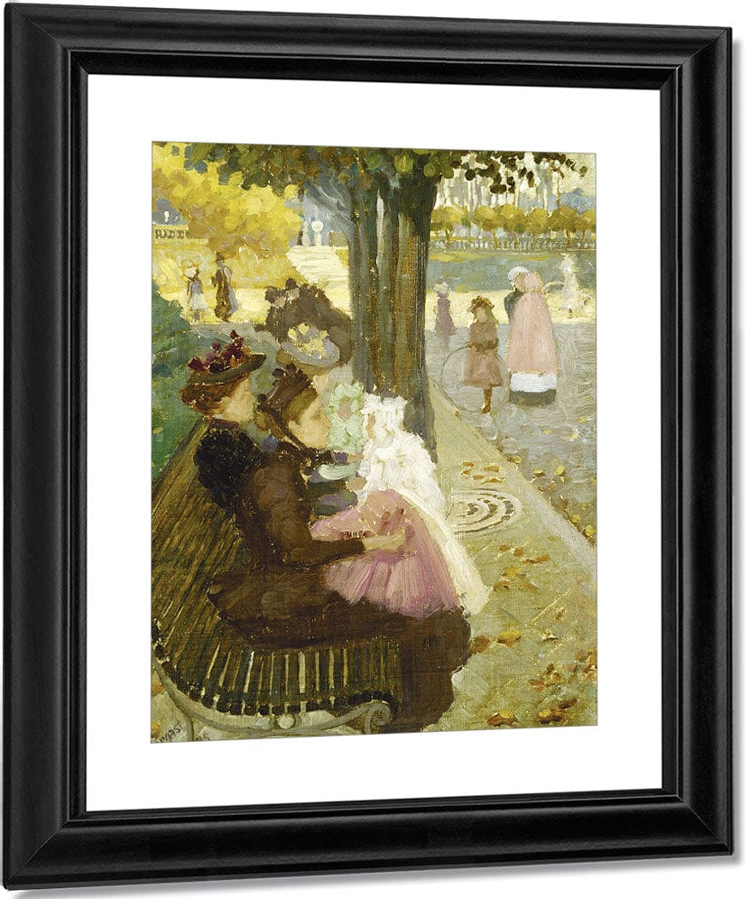 The Luxembourg Garden, Paris By Maurice Brazil Prendergast Fine Art Print