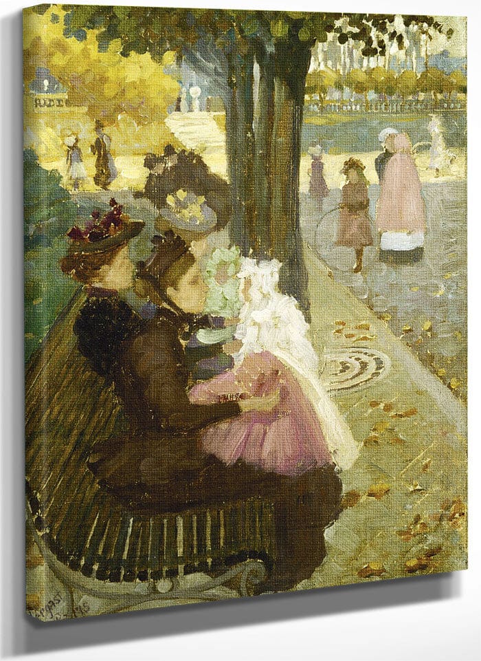 The Luxembourg Garden, Paris By Maurice Brazil Prendergast Fine Art Print