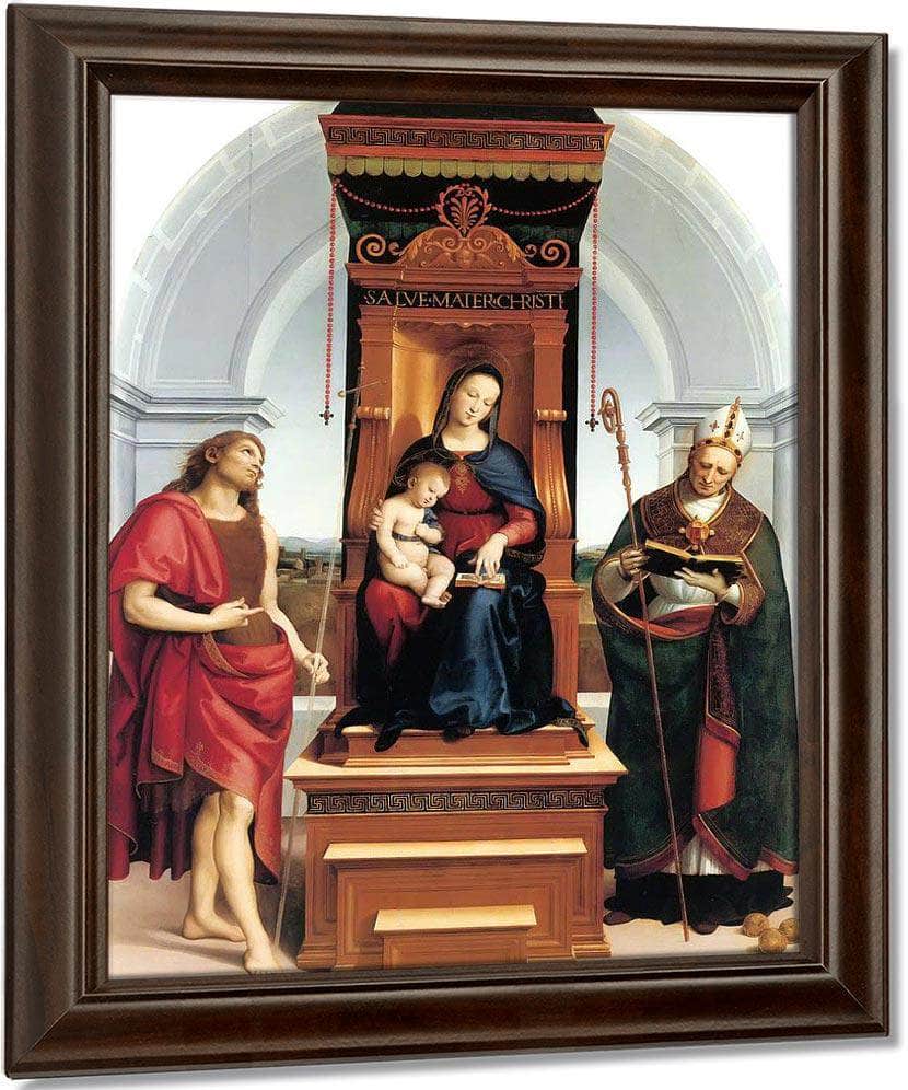 The Madonna And Child With St John The Baptist Fine Art Print