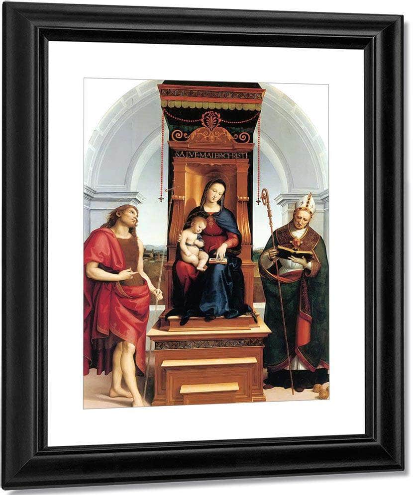 The Madonna And Child With St John The Baptist Fine Art Print