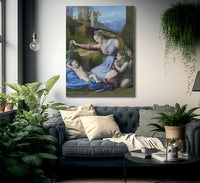 The Madonna Of The Blue Diadem By Raphael Fine Art Print
