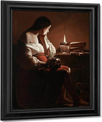 The Magdalene With The Smoking Flame 1640 By Georges De La Tour Fine Art Print