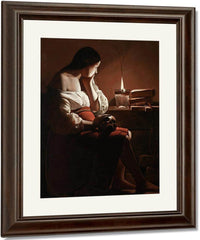 The Magdalene With The Smoking Flame 1640 By Georges De La Tour Fine Art Print