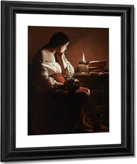 The Magdalene With The Smoking Flame 1640 By Georges De La Tour Fine Art Print