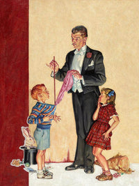 The Magician Liberty Magazine Cover February 25 1939 By Monte Crews Fine Art Print