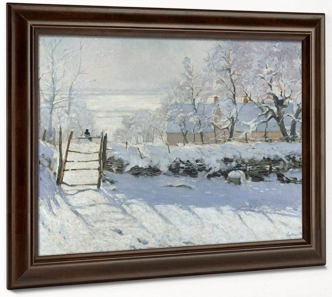 The Magpie 1869 By Claude Monet Fine Art Print