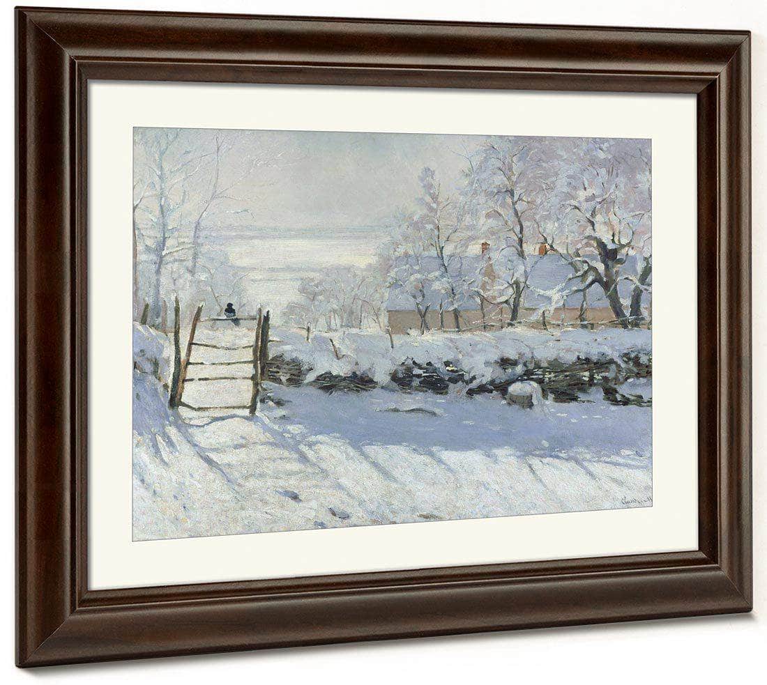 The Magpie 1869 By Claude Monet Fine Art Print