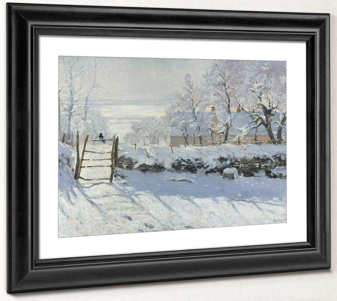 The Magpie 1869 By Claude Monet Fine Art Print