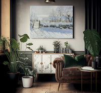 The Magpie 1869 By Claude Monet Fine Art Print