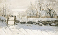 The Magpie By Claude Monet Fine Art Print