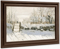 The Magpie By Claude Monet Fine Art Print