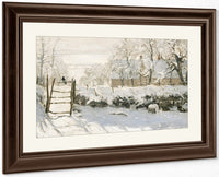 The Magpie By Claude Monet Fine Art Print