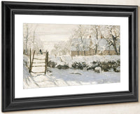 The Magpie By Claude Monet Fine Art Print