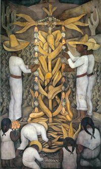 The Maize Festival By Diego Rivera Fine Art Print